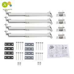 Aluminum Solar Panel Tilt Mount 2Pcs Adjustable Stand for Off-Grid Outdoor Roof
