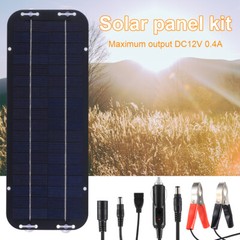 30W Solar Car Battery Charger 12V Volt Solar Panel Kit for Car RV Boat Trailer
