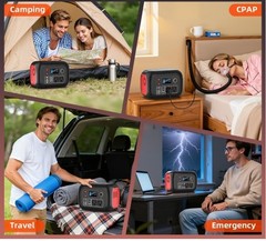 ENOFLO 300W Portable Power Station, 228Wh Solar Generator