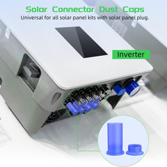 50 Pairs Solar Connector Caps, Obvious Color Solar Panel Connectors End Caps IP6