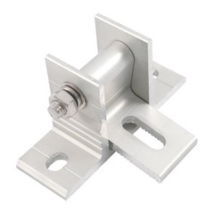 Aluminum Solar Panel Tilt Mount 2Pcs Adjustable Stand for Off-Grid Outdoor Roof