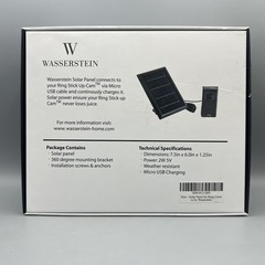 Wasserstein Solar Panel Ring Stick Up Cam