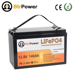 12V Lifepo4 Lithium Battery 8Ah 50Ah 100Ah 140Ah Pack for RV Marine Solar System
