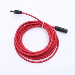 10 AWG Solar Cable Extension Wire Tinned Copper PV Photovoltaic Black Red Pair