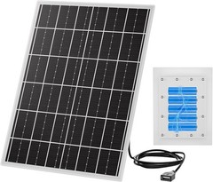 15W 5V Solar Panel 20Ah LiFePO4 Battery Camera