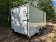 16′ Enclosed SOLAR POWERED Offgrid Self-Sufficient Trailer 5KW – Expanded Solar