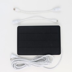 Universal Solar Panel Charger Kit For Ring Spotlight Stick Up Camera Doorbell DC