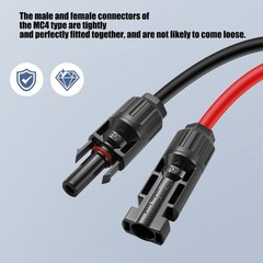 High Current 13A Solar Panel Charging Cable With DC7909 DC5521 XT60 Connectors