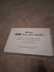 4Patriots 300W Power Sidekick and 40W Solar Panel Kit for Power Station Outdoor