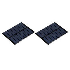 Mini Solar Panel Cell 4V 200mA 0.8W 100mm x 80mm for DIY Electric Pack of 2