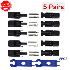 MC4 Solar Panel Connector Kit 30A 1000V IP67 Waterproof PV Cable 2.5/4/6mm²