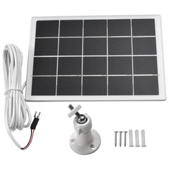 3W Solar Panel Waterproof Solar Charger for Ring Video Doorbell 4/3/3 Plus/2