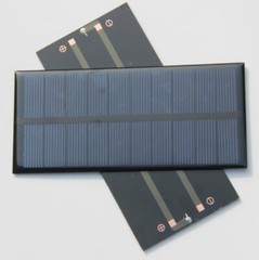 1.5W 5V solar panel for lighting fixtures, solar powered mobile phone power bank