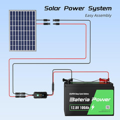 30FT 10AWG Solar Extension Cable Wire Set of 2 with Waterproof Connectors