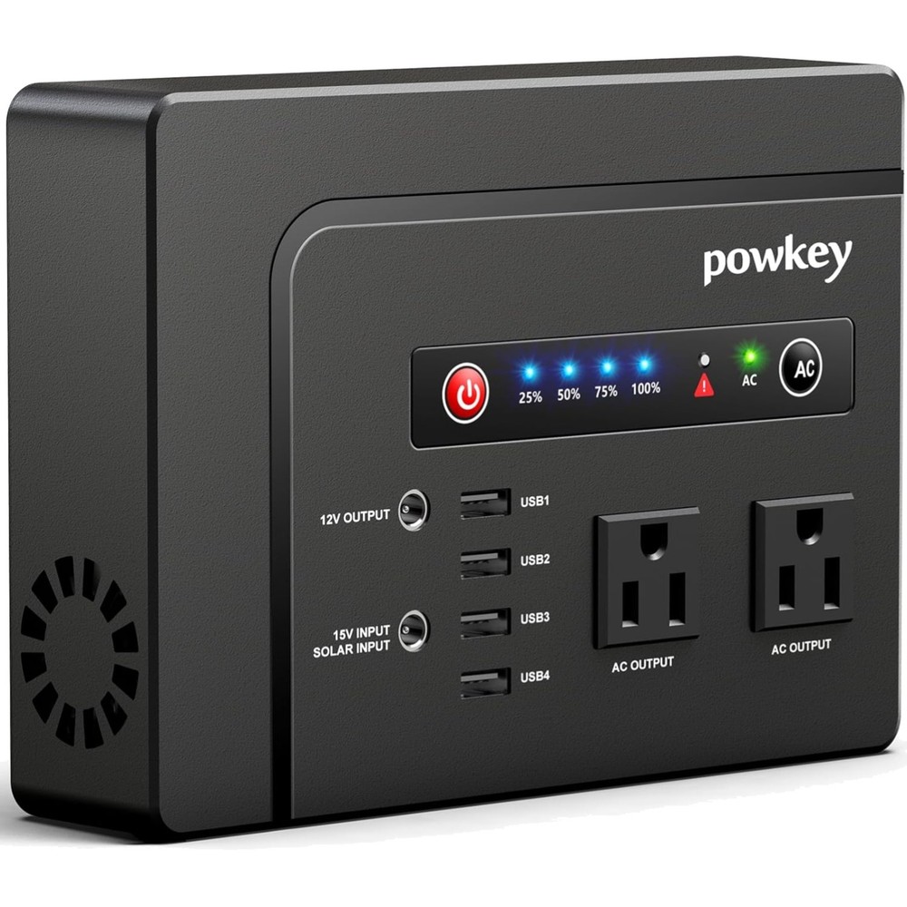 Portable Power Station 200W, 146Wh Portable Solar Generator Battery Pack with…