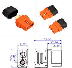 ELFCULB 10AWG 10FT Solar to Xt60I Cable 2 10 25 35 50 75 100FT Solar Connector