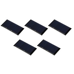 5 x Mini Solar Panel Cell 1.5V 160mA 0.24W 60mm x 30mm for DIY