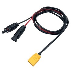 Solar Connector to XT90 Adapter Cable: Solar Panel Adapter to XT90 Male Extensio