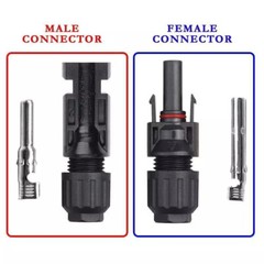 100 Pairs Male Female Wire Cable Connector Set Solar Panel Waterproof Connectors