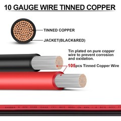Versatile 10FT SAE Extension Cable – Perfect for Solar, RV, and Trolling Motors