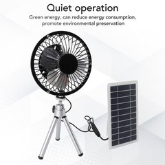 Solar Vent Fan Monocrystalline Silicon Solar Panel Powered Fan With Stand For