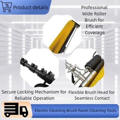 110V 150W Automatic Solar Panel Cleaner Roof PV System Solar Panel Scrubber