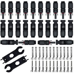 Solar Connectors Male Female PV Cable 7 Pairs IP67 Waterproof 30A