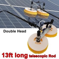 Double Head Electric Solar Photovoltaic Panel Cleaning Machine Multifunctional