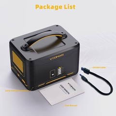 VTOMAN Jump 1800 Portable Power Station 1800W With Extra Battery 3096Wh LiFePO4