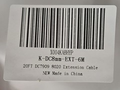 Extension Cable – 14AWG DC 8mm – 300V Solar Panel Generators • 20FT • DC7909