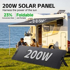 200W 300W 400W Portable Solar Panel ETFE Foldable Charger for Power Station RV