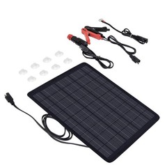 Renogy 10W Solar Trickle Charger Battery Maintainer for Auto, RV, or Marine