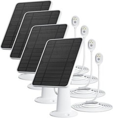 All-Weather Solar Panel Set for Arlo Ultra/Pro 3 Security Cameras – 4 Pack