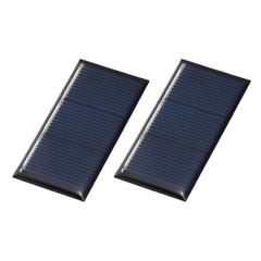 2Pcs 1.5V 0.24W 160mA Mini Solar Panels, Solar Photovoltaic Power Cells