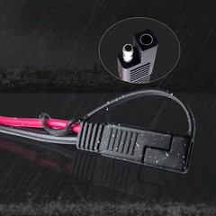 Goupchn Solar Panel Connectors to Sae Adapter Cable 10awg Solar to Sae Pv