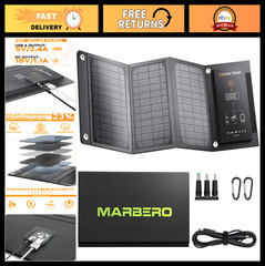 21W Portable Foldable Solar Panel Charger – IP65 Waterproof, High Efficiency USB