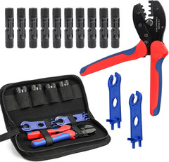 Solar Crimping Tool Kit for Solar Panel Cable Connectors 14-10Awg,Mc4 Connector