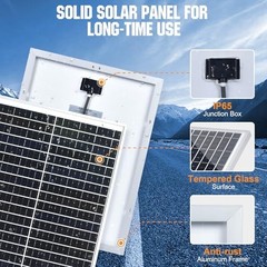 Solar Panel Kit 25W 12V Solar Battery Charger Trickle 25W Smart KIT