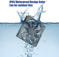 Dual Solar Fan Kit with 15W Panel – Perfect for Greenhouses, Coops & Dog Houses