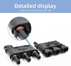 1500V Waterproof Solar Branch Connector 3 to 1 Y Connector FMM MFF Solar