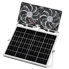 Solars Powered ABS Ventilation Device 12V 3000RPM For Indoor Temperature