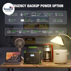 Portable Power Station 1000W Solar Generator 999Wh Fast Charging Backup Battery