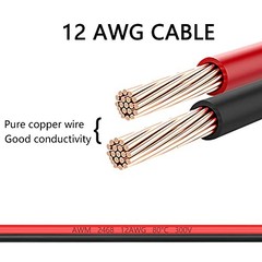 PNGKNYOCN O Ring Terminal to Battery Connector Cable, 12AWG 45A Connector and