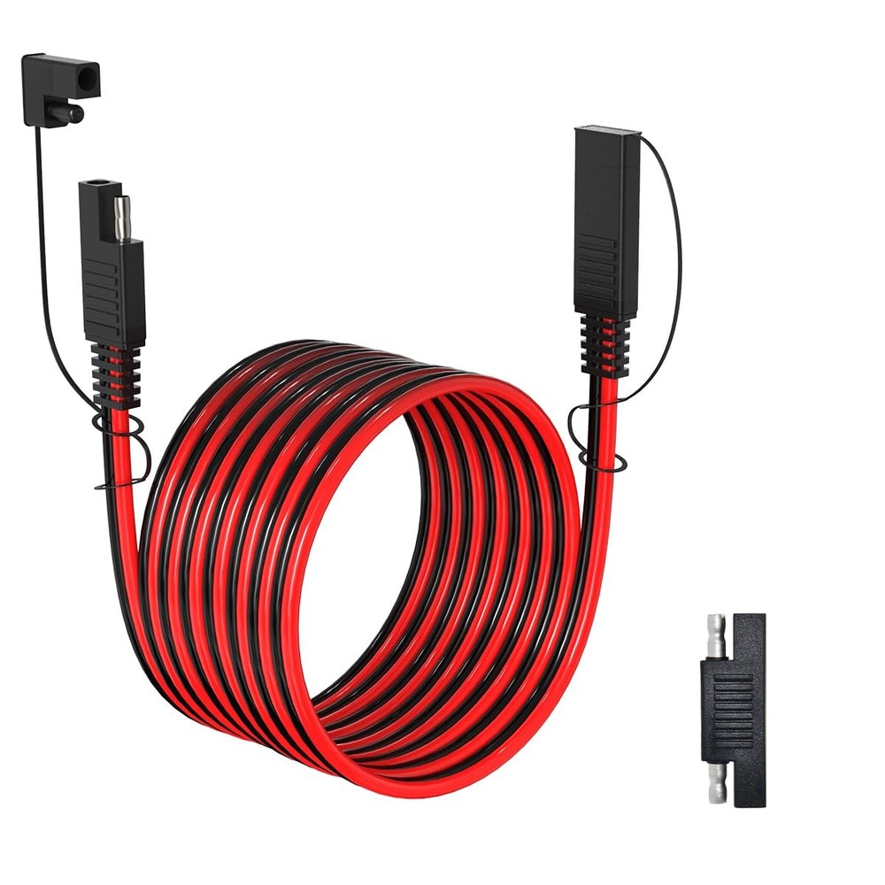ELFCULB 14AWG 20FT SAE Extension Cable Solar Charging RV