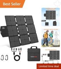 120W Efficient Portable Solar Panel – Perfect for Camping & Outdoor Adventures