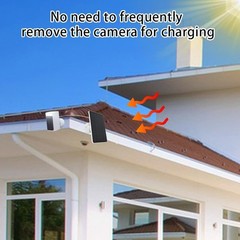 Continuous Power Supply Solar Panel Bundle for Outdoor Security Cameras – 2 Pack