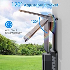Solar Charger Compatible for Ring Video Doorbell 3/3 Plus/4/Battery Doorbell Plu