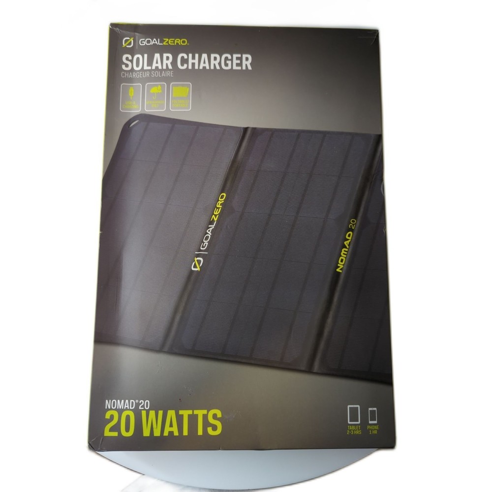 Goal Zero Nomad 20 Portable Foldable Solar Panel Charger 20W