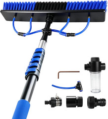 Solar Panel Cleaning Kit with 20FT Extension Pole and Soap Dispenser, 5-Year War