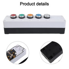 Assured 22mm Push Button Switch Control Box IP65 Rated for Water Resistance
